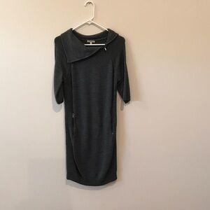 Calvin Klein Jeans Dark Gray Asymmetrical Dress